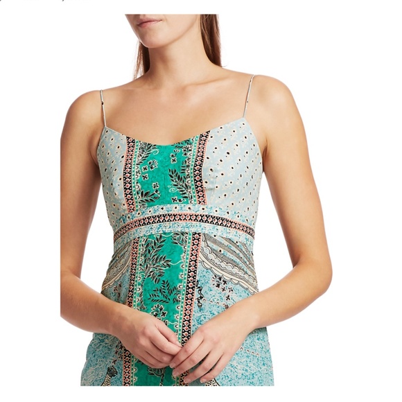 Saloni Veronica Silk Crepe de Chine Dress - Picture 4 of 6